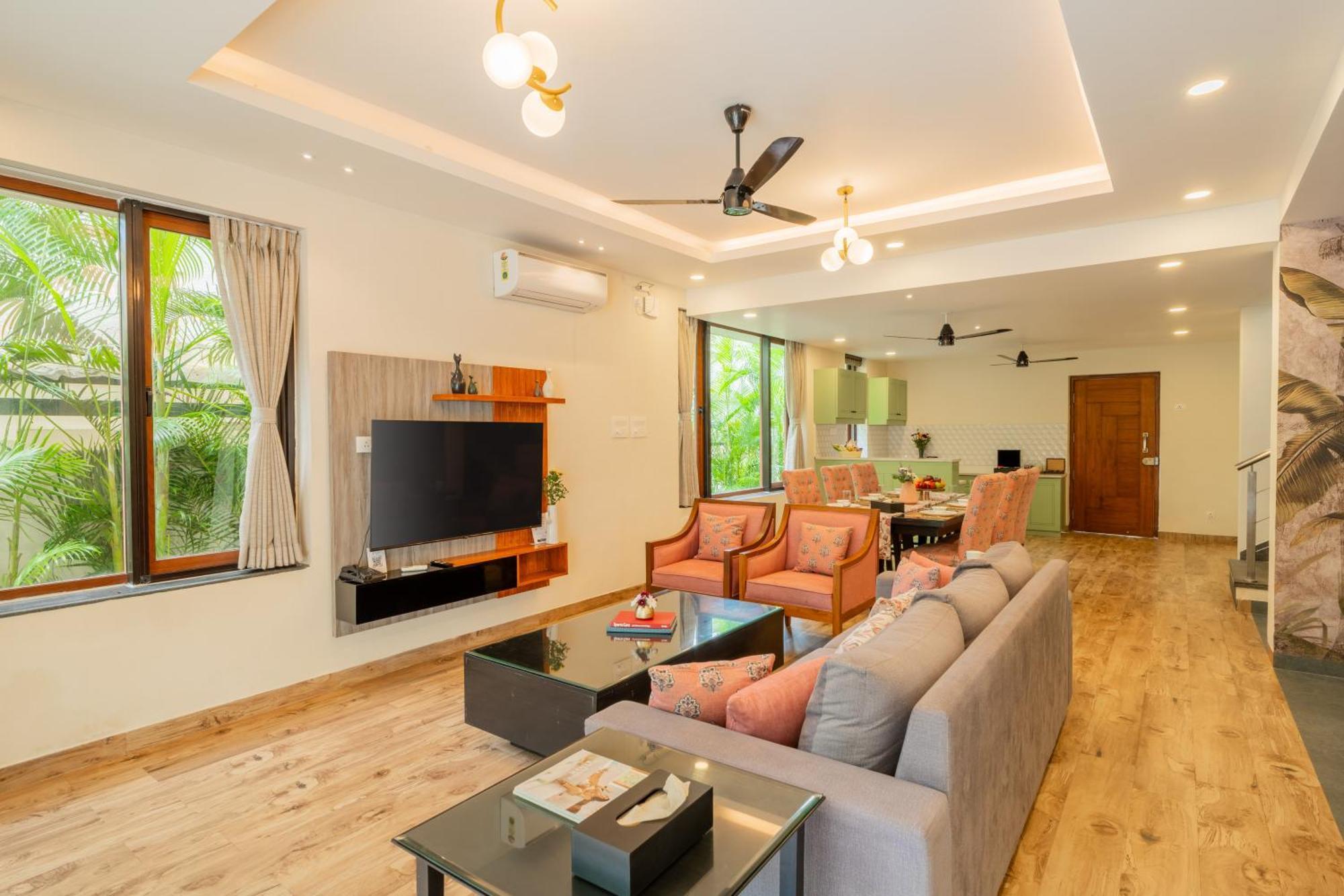 Elivaas 3 Bhk Pvt Pool & Bar - Villa Valerie Oxel Kültér fotó