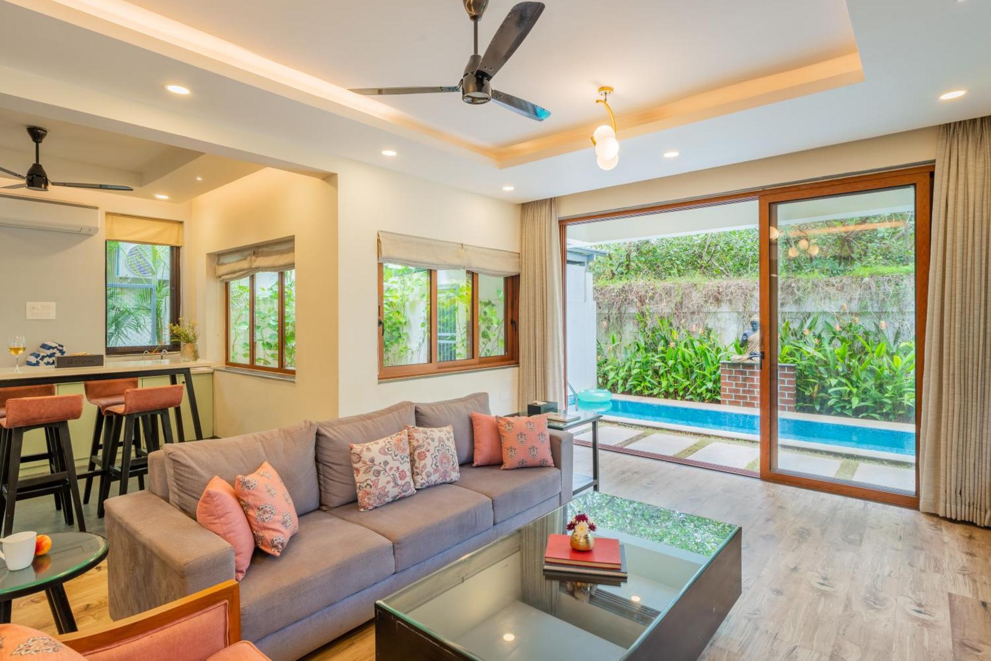 Elivaas 3 Bhk Pvt Pool & Bar - Villa Valerie Oxel Kültér fotó