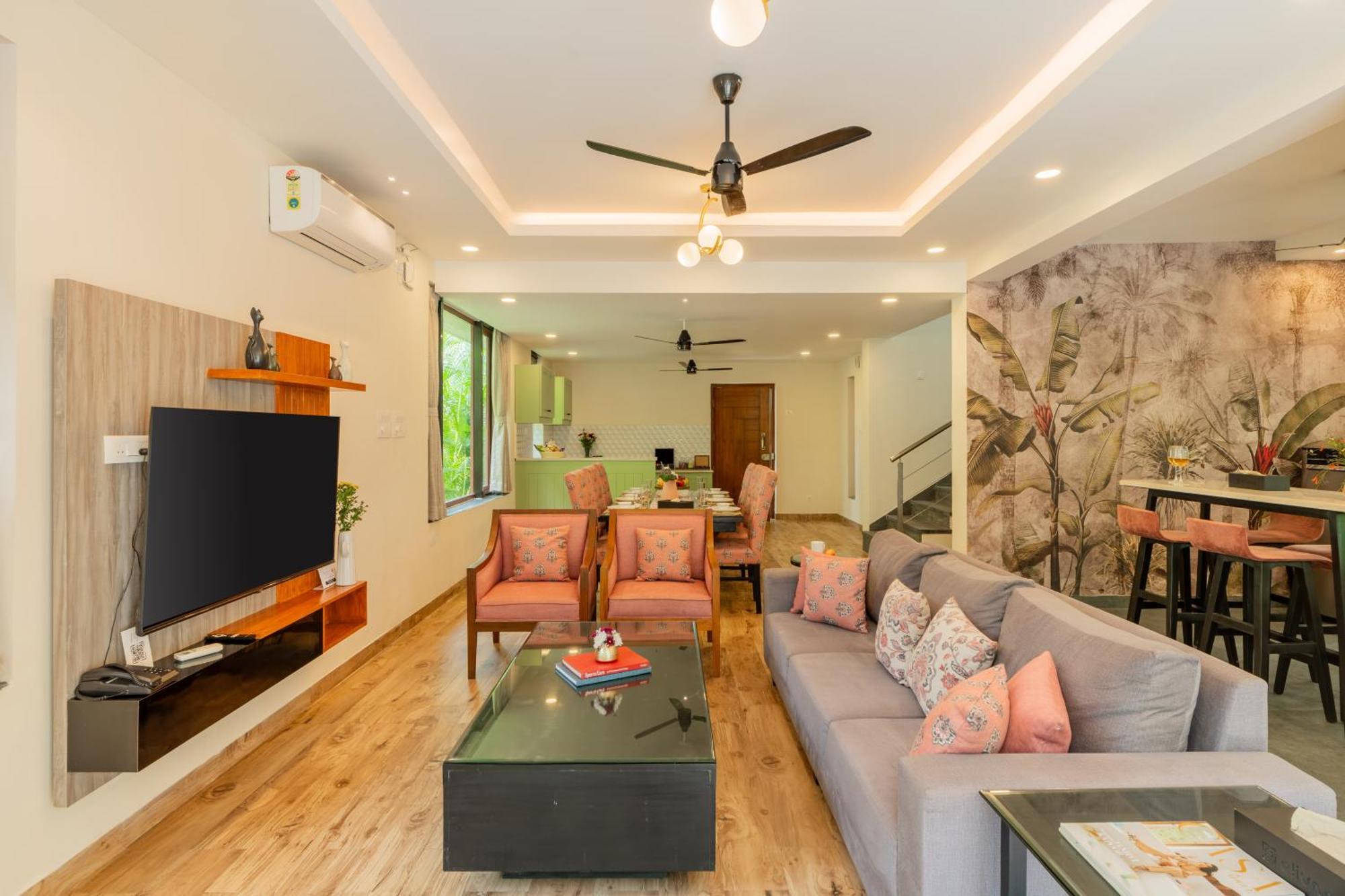 Elivaas 3 Bhk Pvt Pool & Bar - Villa Valerie Oxel Kültér fotó